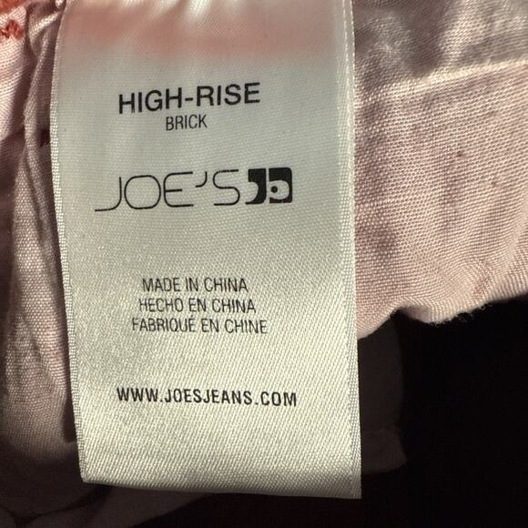 Joe's Jeans Brick Corduroy High-Rise Flare Pants Burnt Orange 23 – Retro Chic - Picture 7 of 7